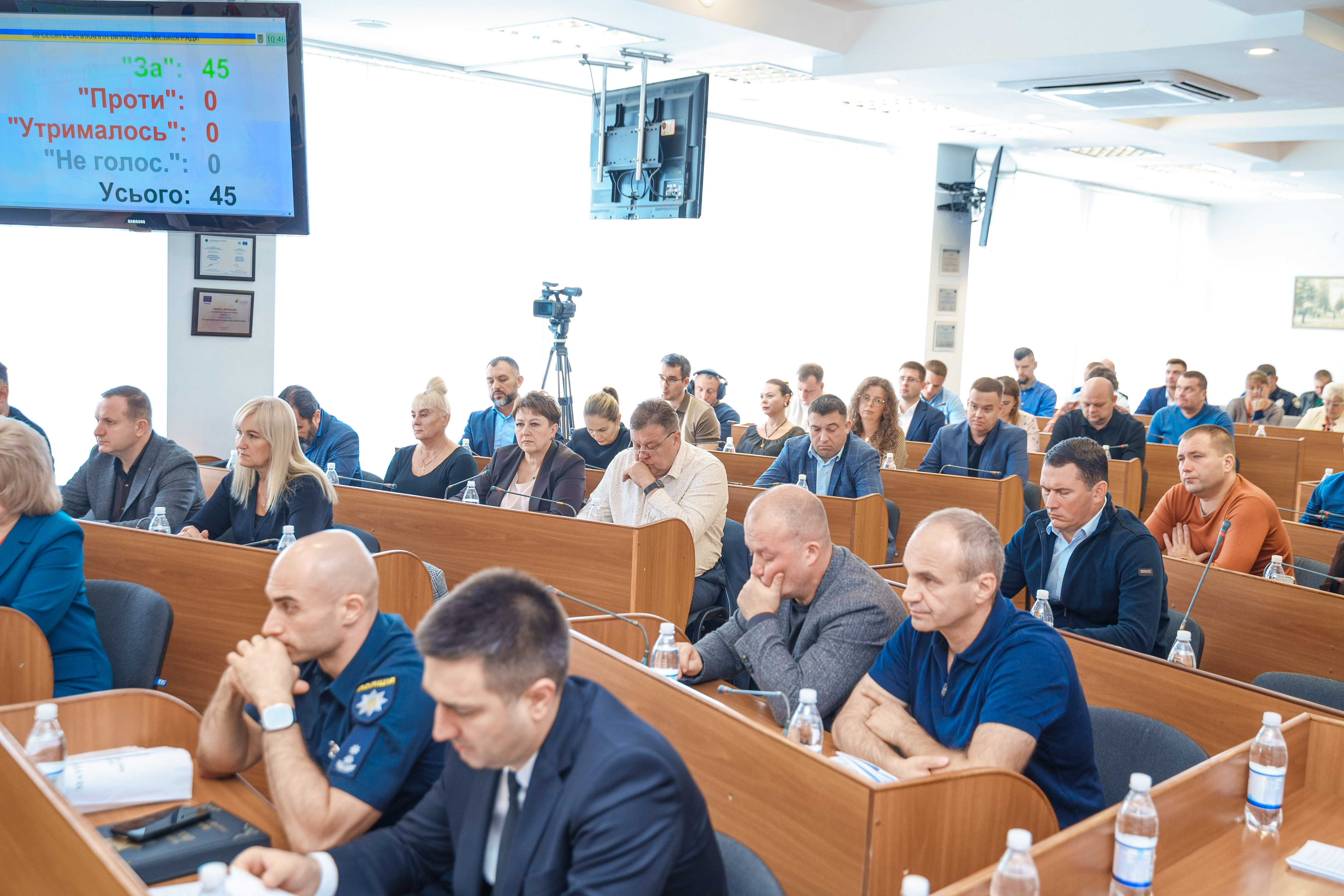 Депутати Вінницької міської ради ухвалили зміни до бюджету –  30,8 млн грн направлено на безпеку та оборону